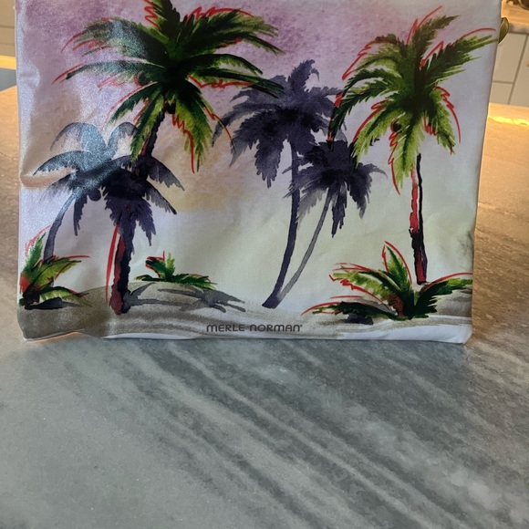 Vintage 🏝Merle ☀️Norman 🏝cosmetics ☀️🏝bag 🏝travel ☀️😂size toiletry 🏝☀️ - Picture 3 of 16